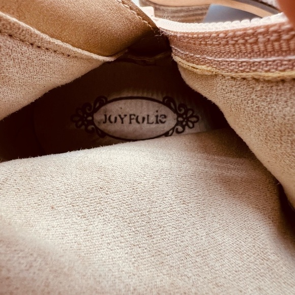 JOYFOLIE TODDLER BLUSH COLORED WREN BOOTIES WITH SIDE ZIPPER SIZE 5 - Picture 7 of 13